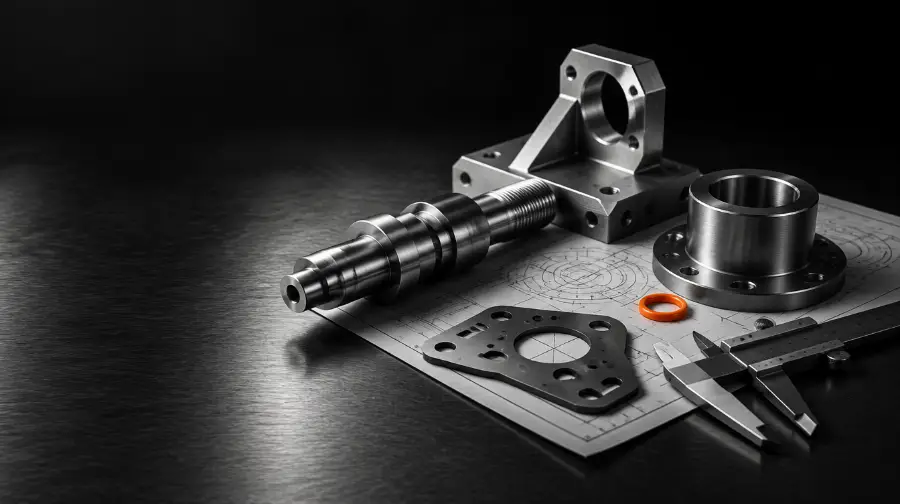 Productos de componentes desde plano